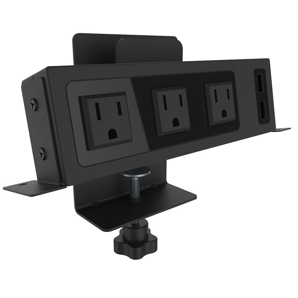 Toma Electrico Escritorio Mobile (3E-2USB)